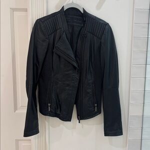 Zara Black Leather Jacket